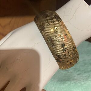 Gold Tone Women  Bracelet